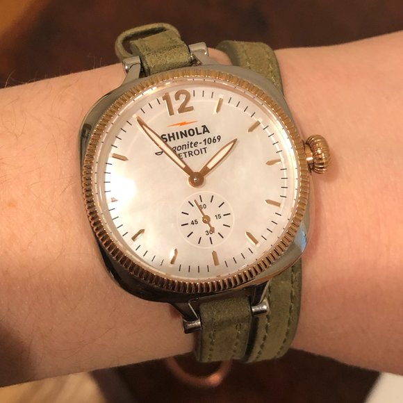 Shinola Watch - Like New - Never Worn and in box! - comes with two strap options main image 4